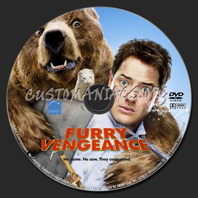 Furry Vengeance dvd label