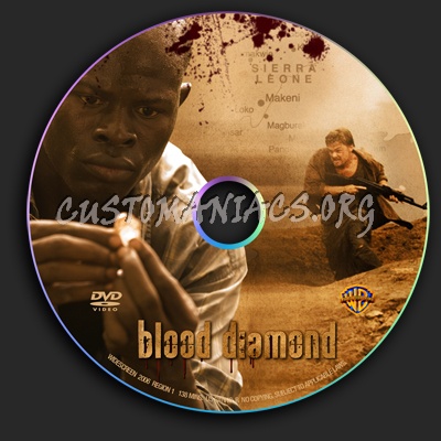 Blood Diamond dvd label