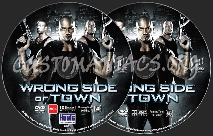 Wrong Side Of Town dvd label