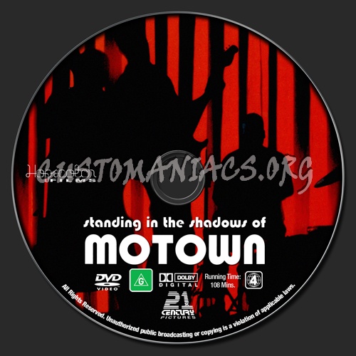 Standing In The Shadows Of Motown dvd label