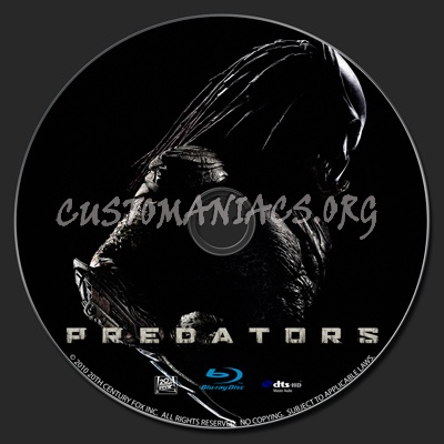 Predators blu-ray label