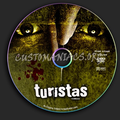 Turistas dvd label