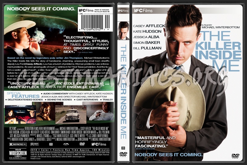 The Killer Inside Me dvd cover