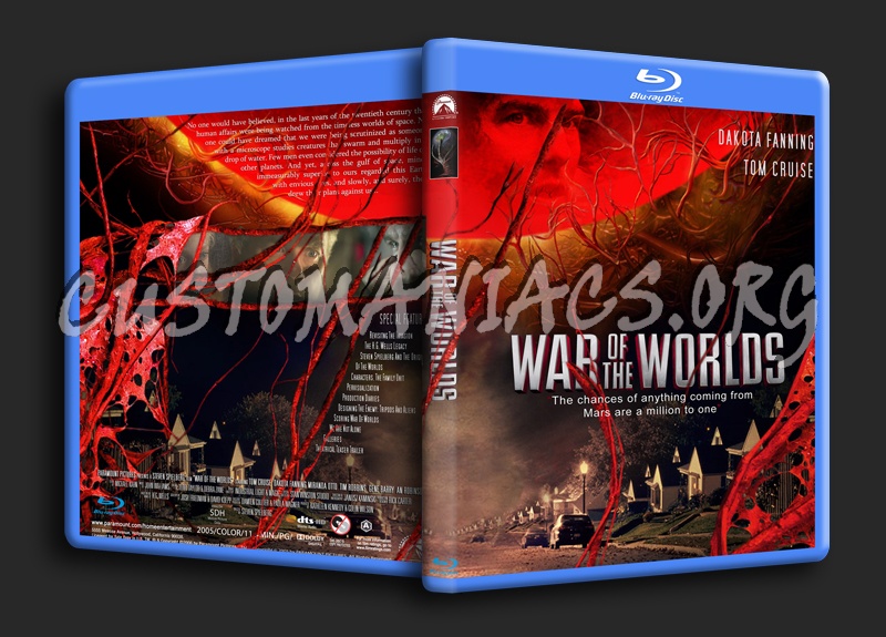 War Of The Worlds blu-ray cover