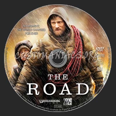 The Road dvd label