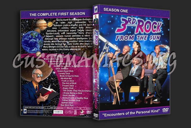 3rd Rock From The Sun - Seasons 1-6 dvd cover