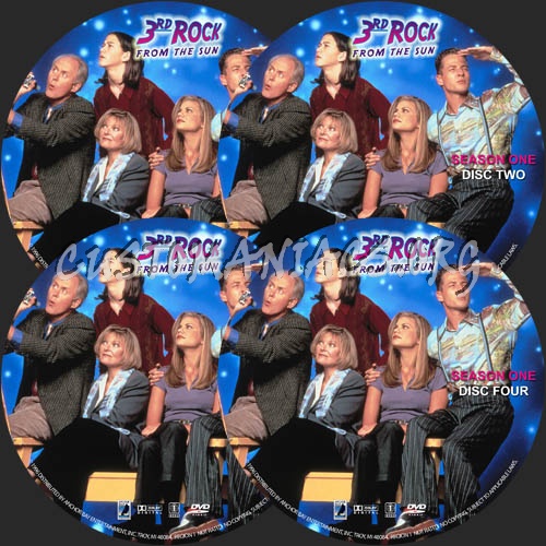 3rd Rock From The Sun - Season 1 dvd label