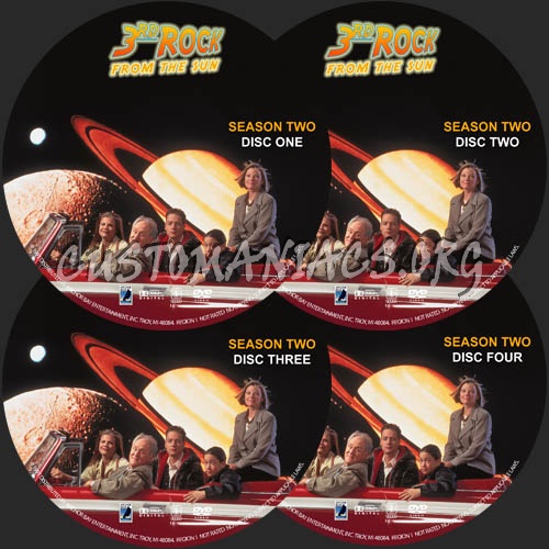 3rd Rock From The Sun - Season 2 dvd label