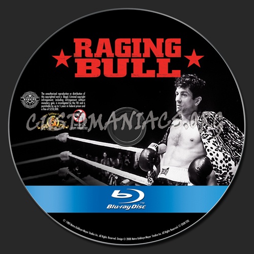 Raging Bull blu-ray label