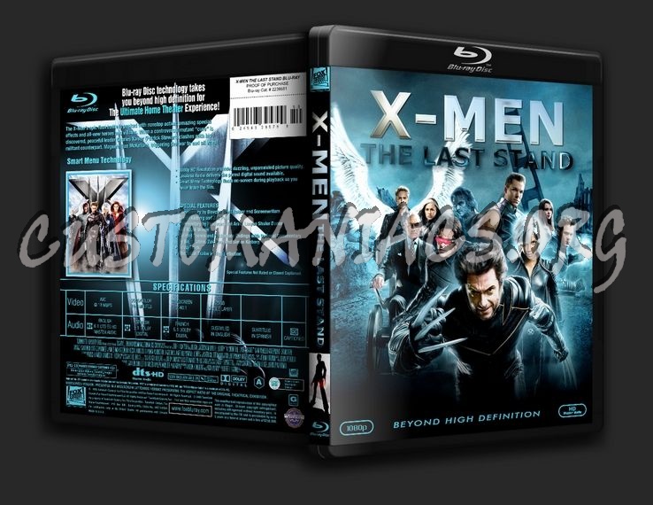 X-Men 3: The Last Stand blu-ray cover