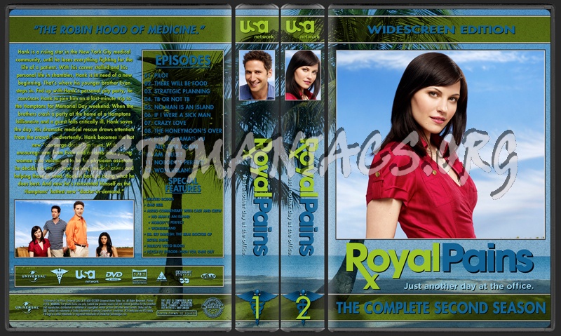 Royal Pains dvd cover