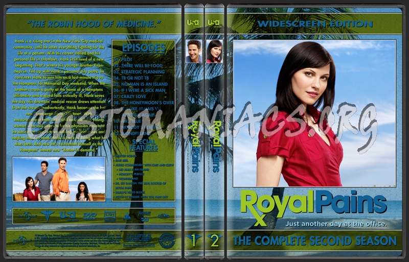 Royal Pains dvd cover