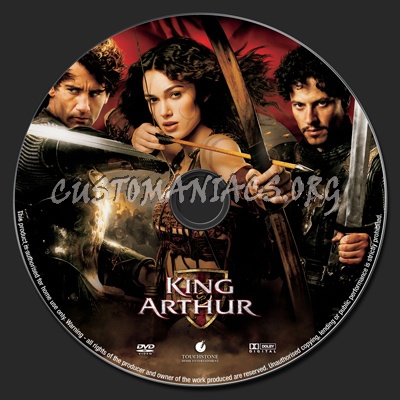 King Arthur dvd label