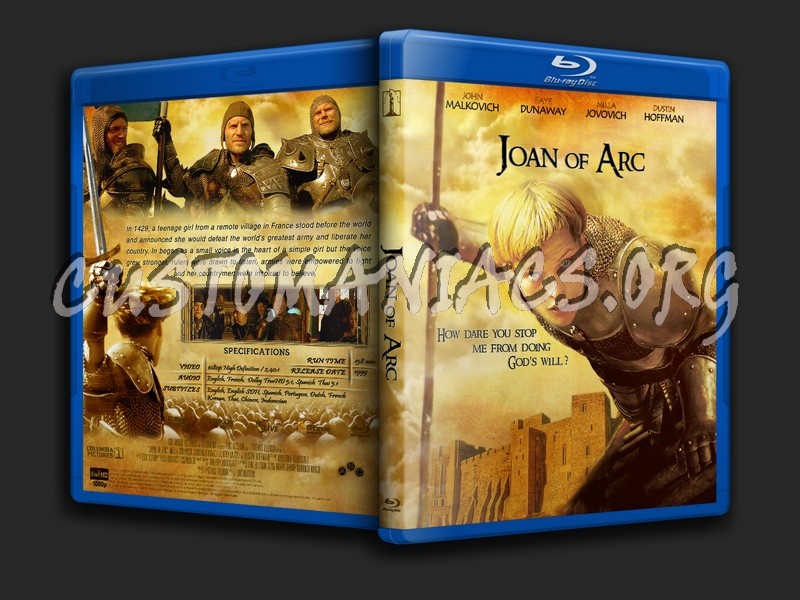 The Messenger - Joan of Arc blu-ray cover