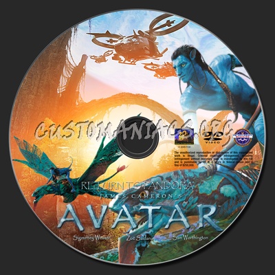 Avatar dvd label