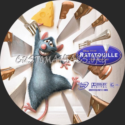 Ratatouille dvd label