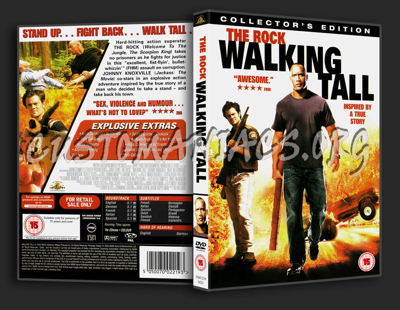 Walking Tall dvd cover