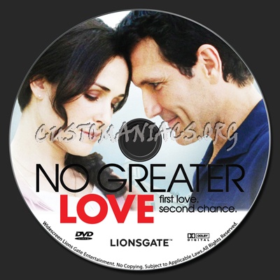 No Greater Love dvd label