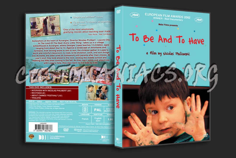 To Be And To Have dvd cover