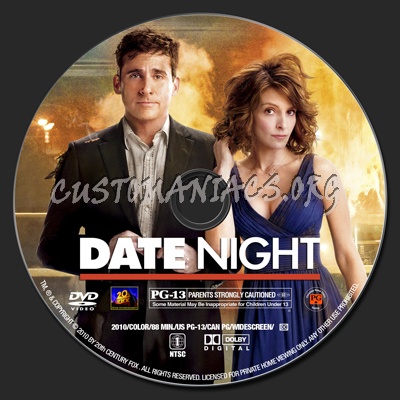 Date Night dvd label