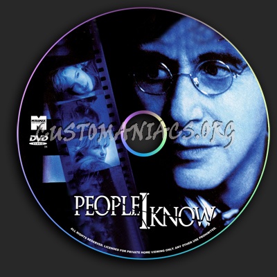 People I Know dvd label