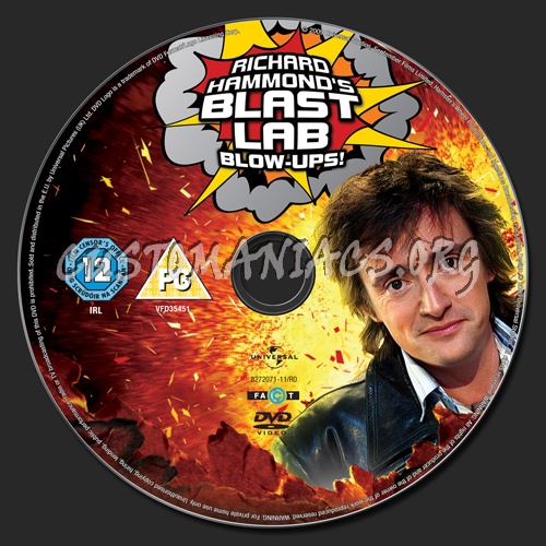 Richard Hammond's Blast Lab Blow-Ups! dvd label