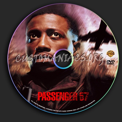 Passenger 57 dvd label