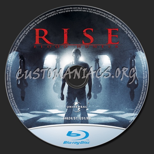 Rise Blood Hunter blu-ray label