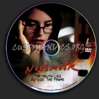 November dvd label