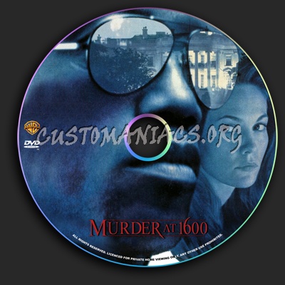 Murder at 1600 dvd label