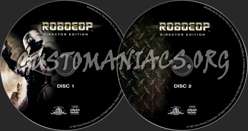 Robocop dvd label