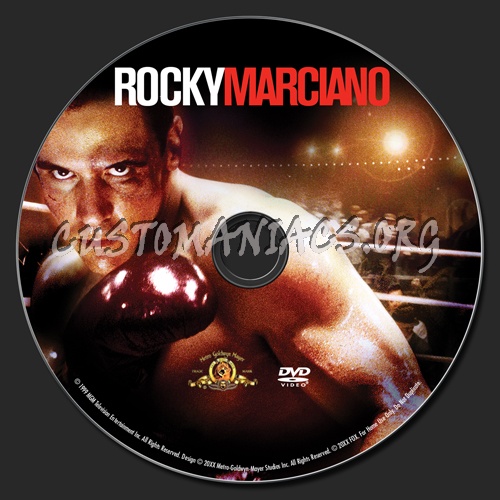 Rocky Marciano dvd label