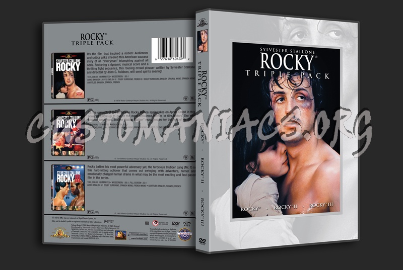 Rocky Trilogy dvd cover