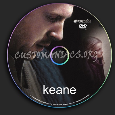 Keane dvd label