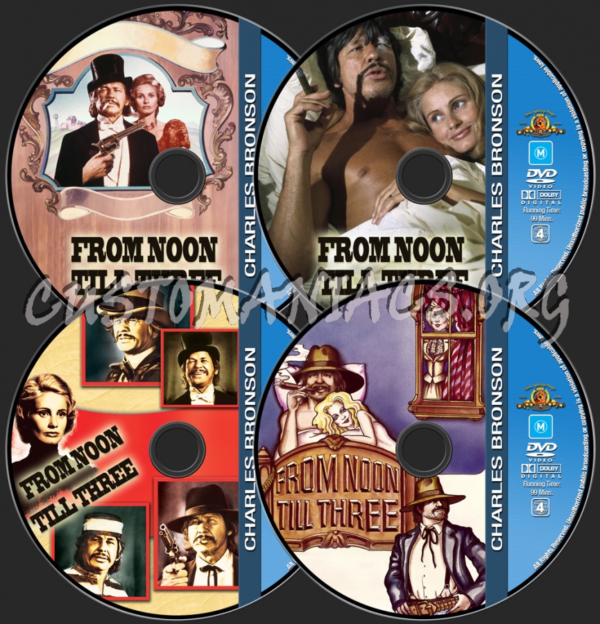 Charles Bronson Collection - From Noon Till Three dvd label