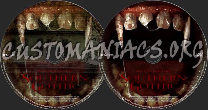 Southern Gothic dvd label