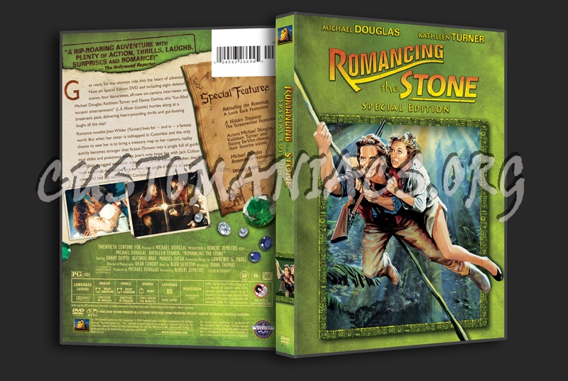 Romancing the Stone dvd cover