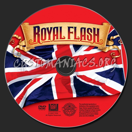 Royal Flash dvd label