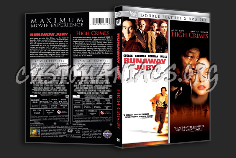 Runaway Jury / High Crimes dvd cover