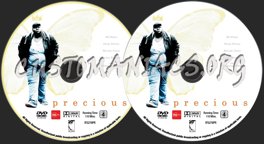 Precious dvd label