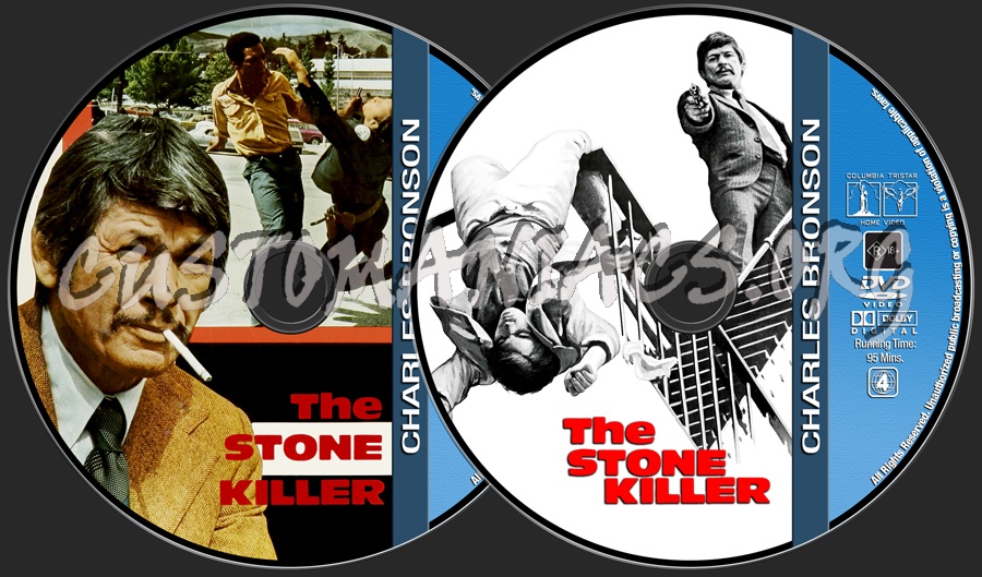 Charles Bronson Collection - The Stone Killer dvd label