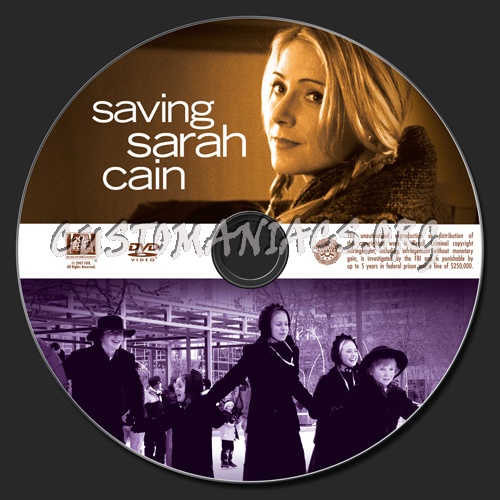 Saving Sarah Cain dvd label