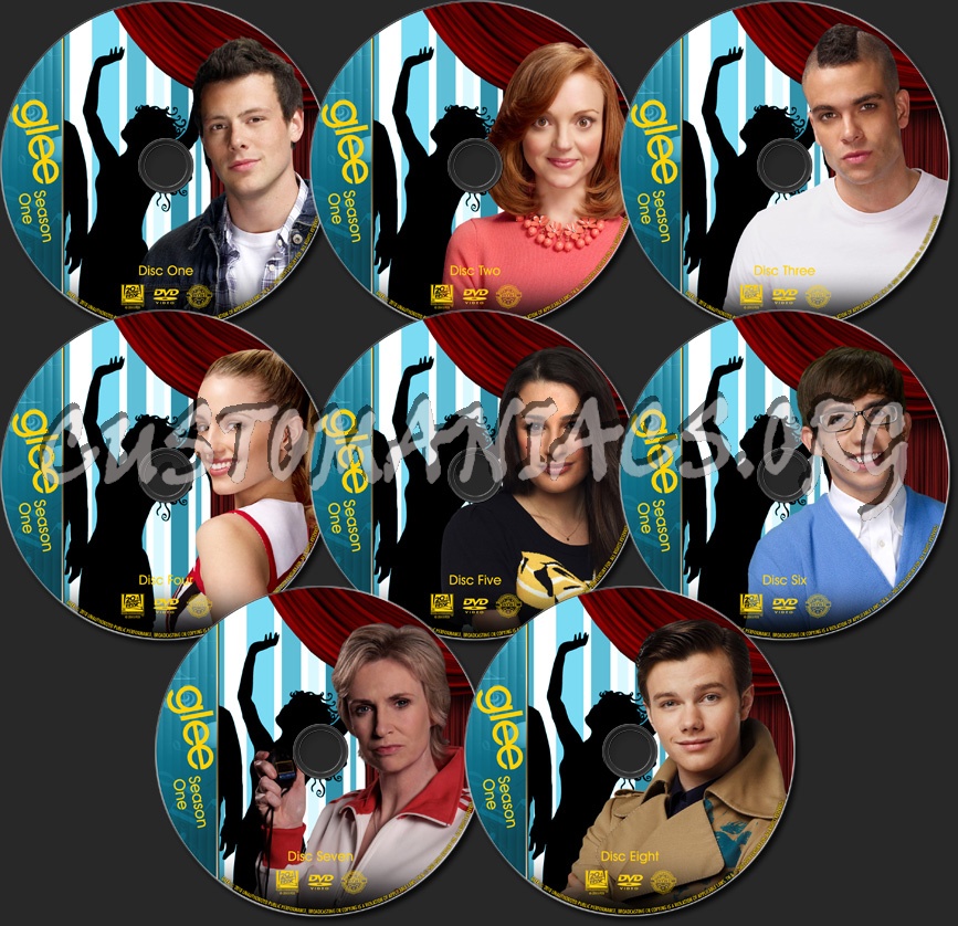 Glee - Season One - TV Collection dvd label