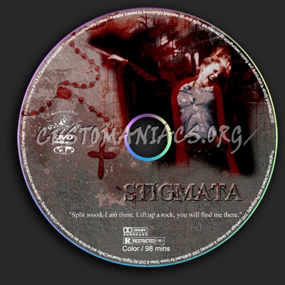 Stigmata dvd label