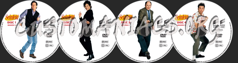 Seinfeld Season 3 dvd label