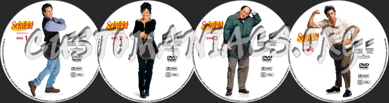 Seinfeld Season 4 dvd label