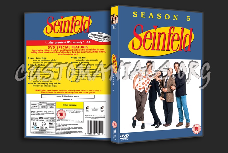 Seinfeld Season 5 dvd cover