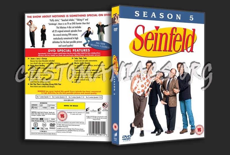 Seinfeld Season 5 dvd cover