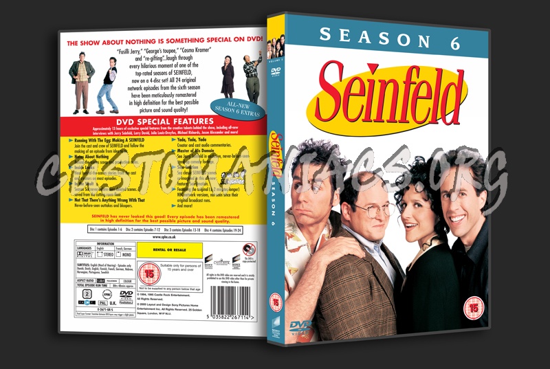 Seinfeld Season 6 dvd cover