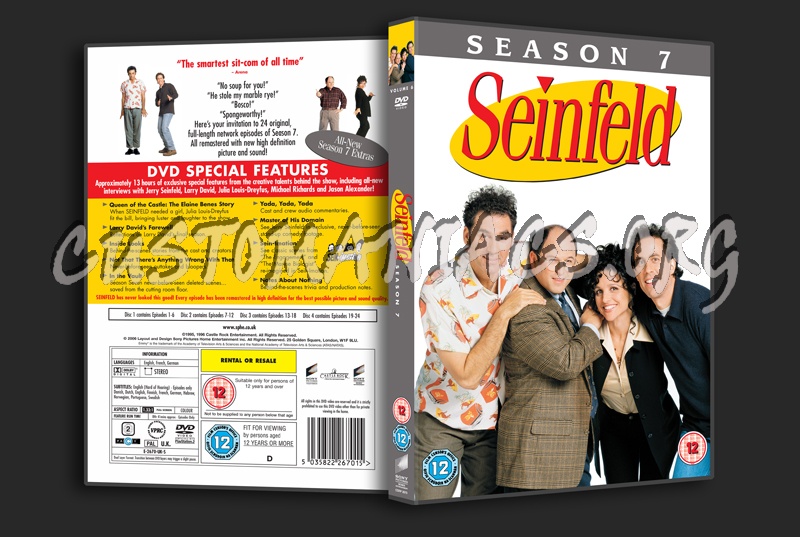 Seinfeld Season 7 dvd cover